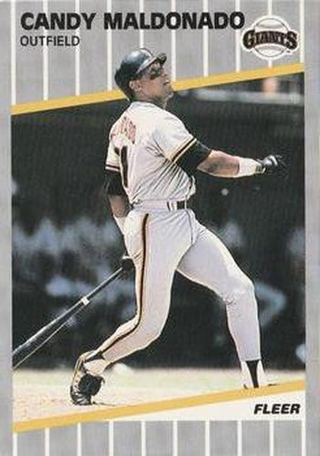 #333 Candy Maldonado - San Francisco Giants - 1989 Fleer Baseball