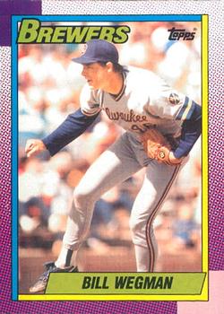 #333 Bill Wegman - Milwaukee Brewers - 1990 O-Pee-Chee Baseball