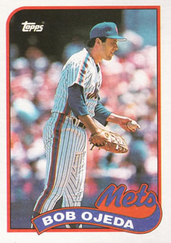 #333 Bob Ojeda - New York Mets - 1989 Topps Baseball