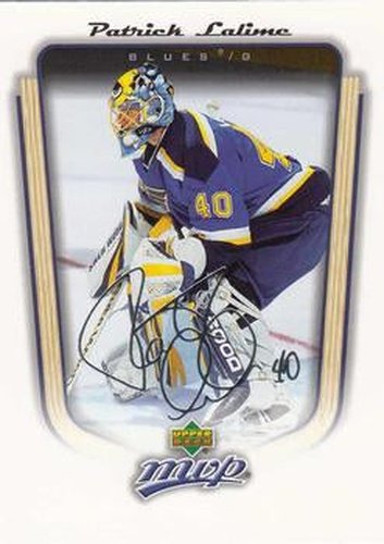 #333 Patrick Lalime - St. Louis Blues - 2005-06 Upper Deck MVP Hockey