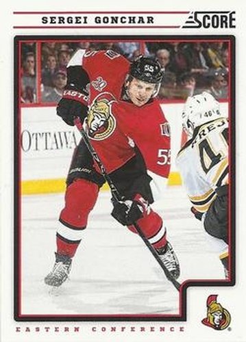 #333 Sergei Gonchar - Ottawa Senators - 2012-13 Score Hockey