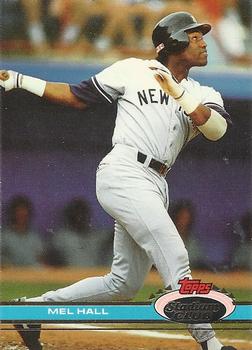 #333 Mel Hall - New York Yankees - 1991 Stadium Club Baseball