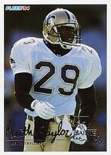 #333 Keith Taylor - New Orleans Saints - 1994 Fleer Football