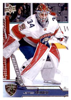 #334 James Reimer - Florida Panthers - 2016-17 Upper Deck Hockey