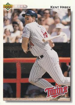 #334 Kent Hrbek - Minnesota Twins - 1992 Upper Deck Baseball