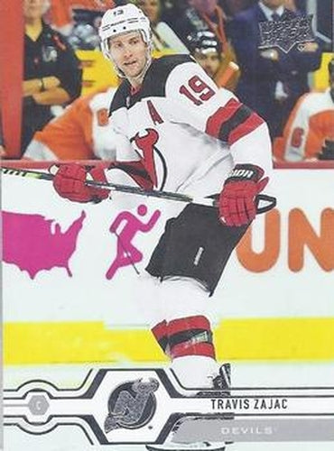 #334 Travis Zajac - New Jersey Devils - 2019-20 Upper Deck Hockey