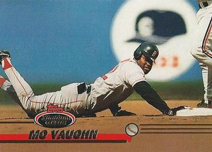 #334 Mo Vaughn - Boston Red Sox - 1993 Stadium Club Baseball