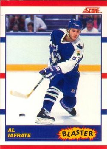 #334 Al Iafrate - Toronto Maple Leafs - 1990-91 Score Canadian Hockey