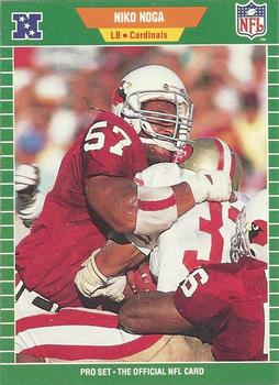 #334 Niko Noga - Phoenix Cardinals - 1989 Pro Set Football