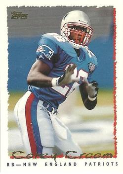 #334 Corey Croom - New England Patriots - 1995 Topps Football