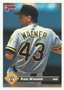 #334 Paul Wagner - Pittsburgh Pirates - 1993 Donruss Baseball