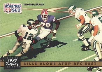 #334 Randall Cunningham / Bruce Smith - Buffalo Bills - 1991 Pro Set Football