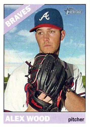 #334 Alex Wood - Atlanta Braves - 2015 Topps Heritage Baseball