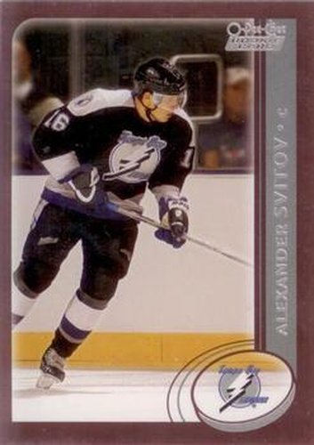 #334 Alexander Svitov - Tampa Bay Lightning - 2002-03 O-Pee-Chee Hockey