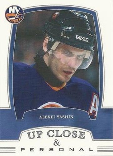 #334 Alexei Yashin - New York Islanders - 2002-03 Be a Player First Edition Hockey