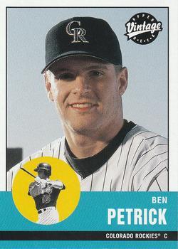#334 Ben Petrick - Colorado Rockies - 2001 Upper Deck Vintage Baseball