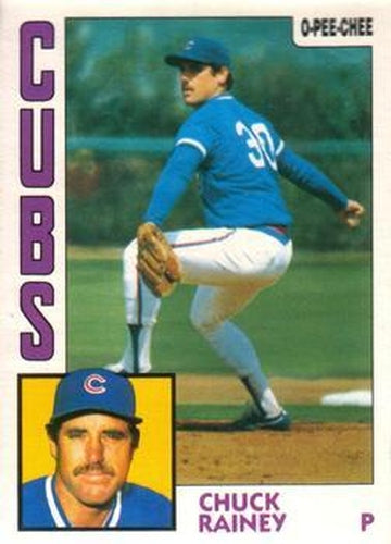 #334 Chuck Rainey - Chicago Cubs - 1984 O-Pee-Chee Baseball