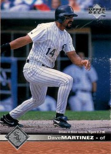 #334 Dave Martinez - Chicago White Sox - 1997 Upper Deck Baseball