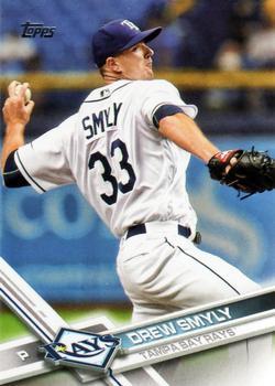 #334 Drew Smyly - Tampa Bay Rays - 2017 Topps Baseball