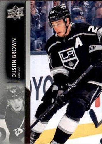 #334 Dustin Brown - Los Angeles Kings - 2021-22 Upper Deck Hockey