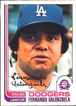 #334 Fernando Valenzuela - Los Angeles Dodgers - 1982 O-Pee-Chee Baseball