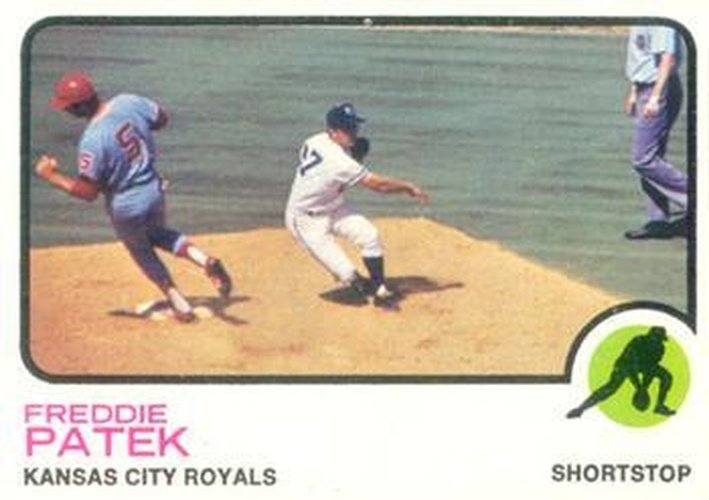 #334 Freddie Patek - Kansas City Royals - 1973 Topps Baseball