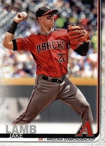 #334 Jake Lamb - Arizona Diamondbacks - 2019 Topps Baseball