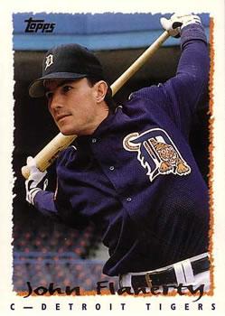 #334 John Flaherty - Detroit Tigers - 1995 Topps Baseball