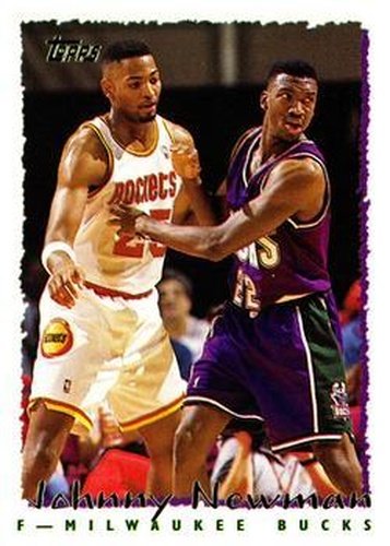 #334 Johnny Newman - Milwaukee Bucks - 1994-95 Topps Basketball
