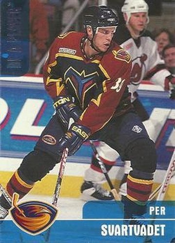 #334 Per Svartvadet - Atlanta Thrashers - 1999-00 Be a Player Memorabilia Hockey