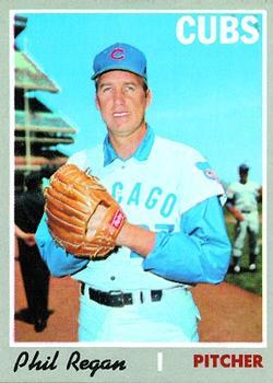 #334 Phil Regan - Chicago Cubs - 1970 Topps Baseball