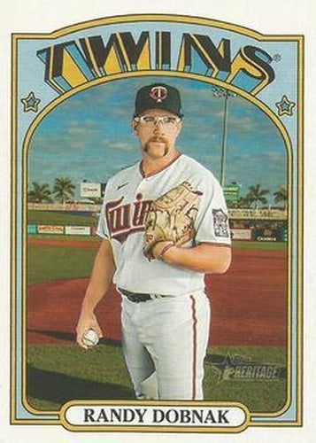 #334 Randy Dobnak - Minnesota Twins - 2021 Topps Heritage Baseball