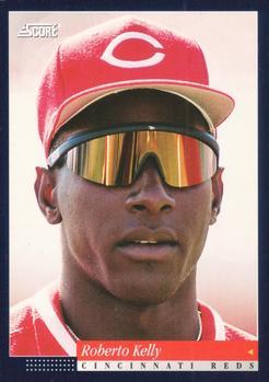 #334 Roberto Kelly - Cincinnati Reds -1994 Score Baseball
