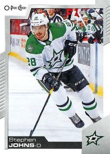 #334 Stephen Johns - Dallas Stars - 2020-21 O-Pee-Chee Hockey