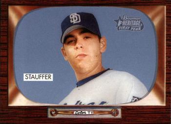 #334 Tim Stauffer - San Diego Padres - 2004 Bowman Heritage Baseball