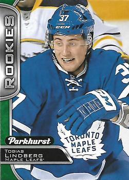 #334 Tobias Lindberg - Toronto Maple Leafs - 2016-17 Parkhurst Hockey