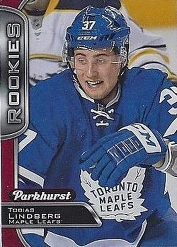 #334 Tobias Lindberg - Toronto Maple Leafs - 2016-17 Parkhurst - Red Hockey