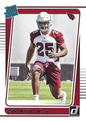 #334 Zaven Collins - Arizona Cardinals - 2021 Donruss Football