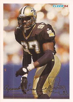 #334 Renaldo Turnbull - New Orleans Saints - 1994 Fleer Football