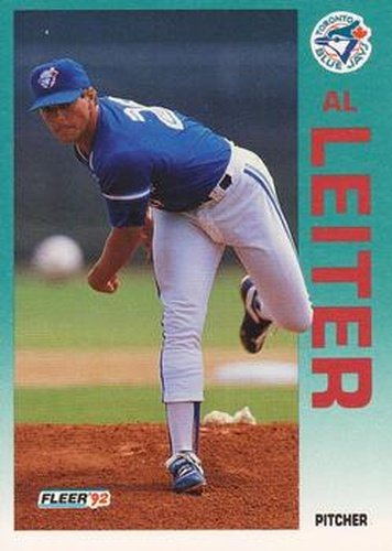#334 Al Leiter - Toronto Blue Jays - 1992 Fleer Baseball