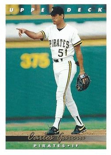 #334 Carlos Garcia - Pittsburgh Pirates - 1993 Upper Deck Baseball