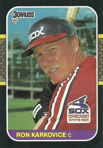 #334 Ron Karkovice - Chicago White Sox - 1987 Donruss Baseball