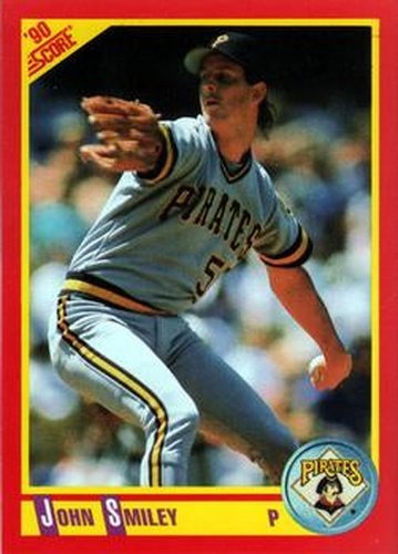 #334 John Smiley - Pittsburgh Pirates - 1990 Score Baseball