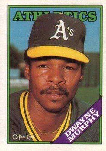 #334 Dwayne Murphy - Oakland Athletics - 1988 O-Pee-Chee Baseball