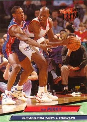 #334 Tim Perry - Philadelphia 76ers - 1992-93 Ultra Basketball