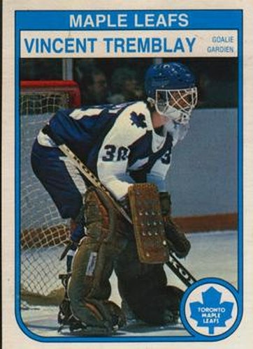 #334 Vincent Tremblay - Toronto Maple Leafs - 1982-83 O-Pee-Chee Hockey