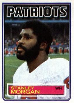 #334 Stanley Morgan - New England Patriots - 1983 Topps Football