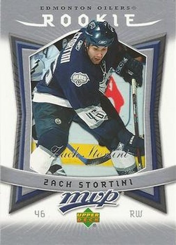#335 Zach Stortini - Edmonton Oilers - 2007-08 Upper Deck MVP Hockey