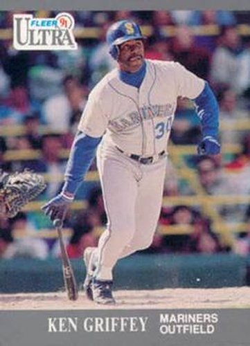 #335 Ken Griffey - Seattle Mariners - 1991 Ultra Baseball