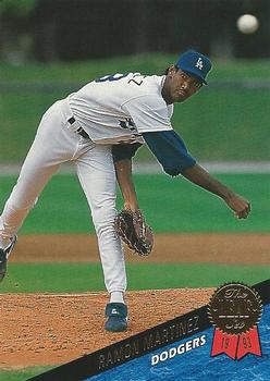 #335 Ramon Martinez - Los Angeles Dodgers - 1993 Leaf Baseball